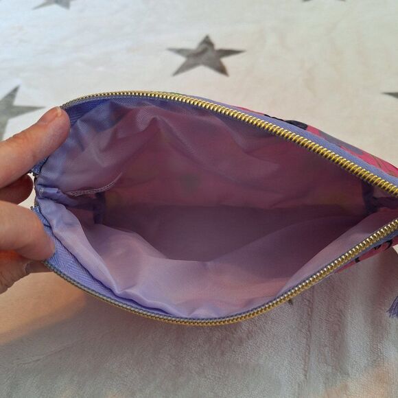 Cosmetic Pouch Hearts For Cosmetic Accessories Tools Zipper Valentine's Pink - Picture 11 of 11